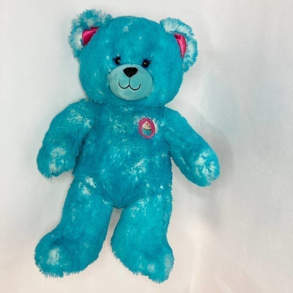 BUILD A Bear Cakes N Treats Bear Blue Sprinkles Cupcake 16" Plush Stuffed Animal - Picture 10 of 16